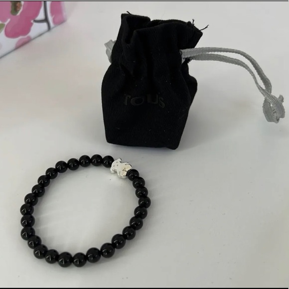 TOUS Black Onyx Bear Bracelet - Picture 5 of 6